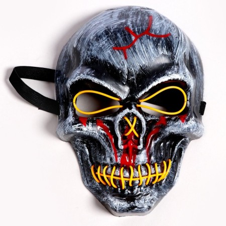 Carnival mask "Skull", light-4