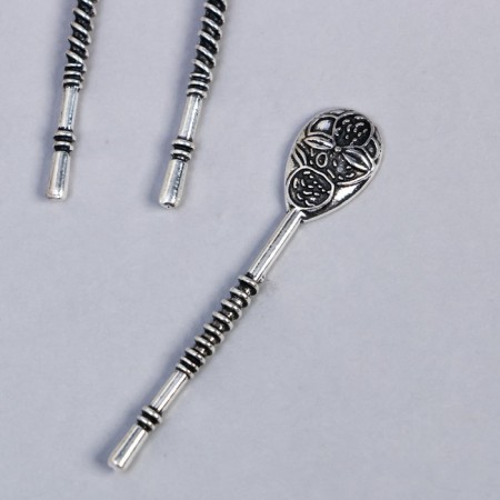 Souvenir wallet metal "Flower spoon" (29981) 5x1.1 cm-1