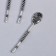 Souvenir wallet metal "Flower spoon" (29981) 5x1.1 cm