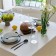 Ethel tablecloth ECO, Milk color, 110x136/+-6 cm, 70% HL, 30% linen, 190 g/m2