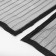 Antimoscate grid for doors, 90 × 210 cm, on magnets, black color