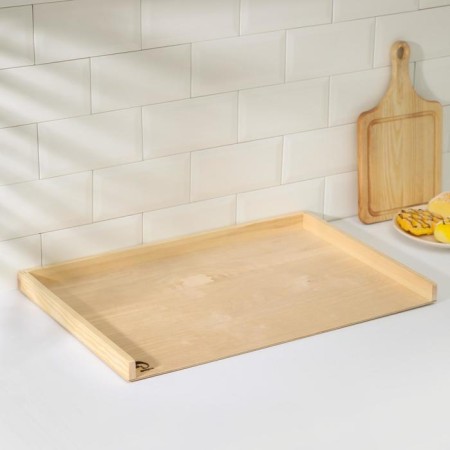 Board for dumplings and pies with a side of the Dolyan "Hosses", 60 × 40 × 0.4 cm