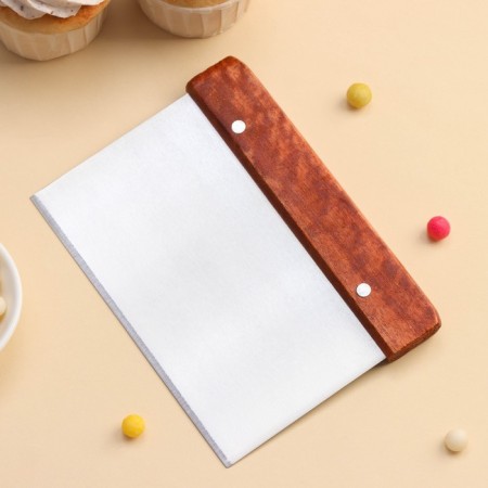 Spatula confectionery, 15 × 11 cm, brown color