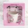 Ceramic mug with a stand and a spoon “Unicorn in Dreams”, 330 ml, Mix drawing