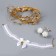 Carnival set "Elfita" (earrings+chocker+decoration on the head)