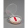 Sponge d/makeup Circle C hold D5cm in the layer case Latex white bag QF
