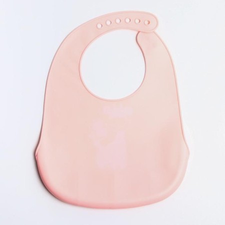 Blory for feeding "Giraffe" silicone with pockets, pink color-4