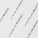 Needles for household sewing machines, No. 100/16, 10 pcs