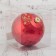 Ball plastic D-15 cm "Disco" red