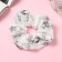 Hair elastic band "Orbit" Spring style, 13 cm, black and white