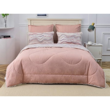 Set 1.5 joint venture: sheet, blanket, pillowcase, size 180x230 cm, 150x210 cm, 50x70 cm - 2 pcs-2