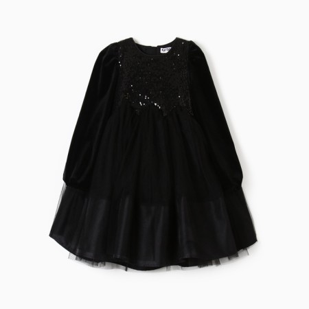 Платье детское нарядное KAFTAN рост 100, черный