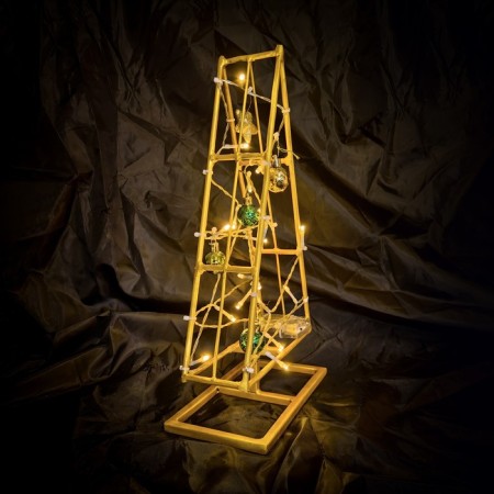 LED figure "Christmas tree", 22 × 40 × 12 cm, 6 watts, AAX3 batteries (not in the kit)-1