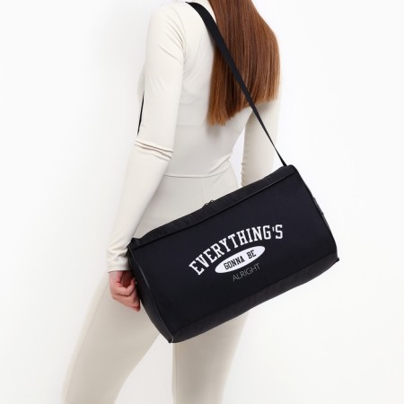 Sports bag, 40 cm x 24 cm x 21 cm, black color-2