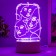 Light "Idiots" LED white 10.5x9.5x16 cm Risalux