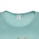 Homemade dress, mint color, print mix, size 44