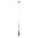 Bayerlux lamp "Galassia" LED 6W gold 5.5x5x120 cm.