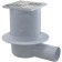 Alcaplast APV1, 105 × 105/50 mm drain, the eyeliner - side, grate - stainless steel