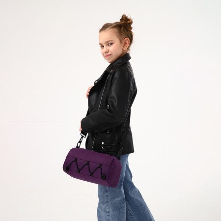 Sports bag with lightning, lilac color-5