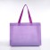 Household bag without fastening, lilac color