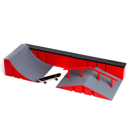 Skate Park "Ramfa with railings", with a finger skate, mix-6