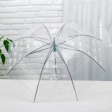 Children's umbrella "Travel" transparent, d = 90cm-3