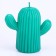 Figure candle "Cactus", 6.5 cm, green