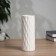 VAZ Coramics Table "Tiago" loops, 18x6.5 cm, white