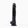 Falloimitator Oka-Khpoki, realist, on suction cup, PVC, 25 x 4 cm, black