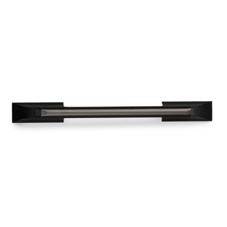 Cappio bracket handle, aluminum, m/o 96 mm, black color with gray insert-4