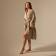 Welfare Women's bathrobe SL Home: Chess "Sabbia", size M, 100% cotton, 340 g/m2