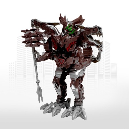 The robot "Dinobot", transforms, the color is gray-4
