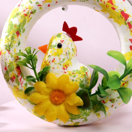 Decorative Easter suspension "Kurochka" 3 × 12 × 12 cm-1