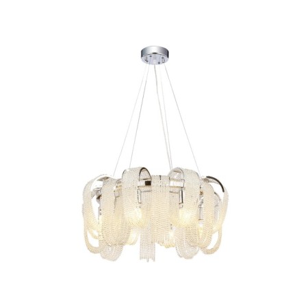 Crystal chandelier with Ambrella Light, Traditional, Tr5377, E14, Color Chrome-4