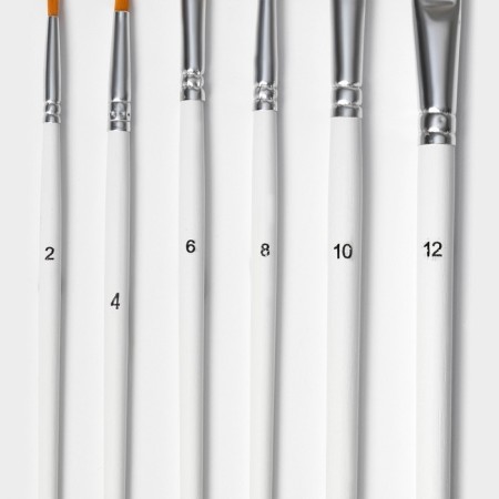 A set of confectionery brushes for decorating the Larson Dolyan, 6 pcs-3