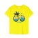 T -shirt for a boy, height 128 cm, yellow color