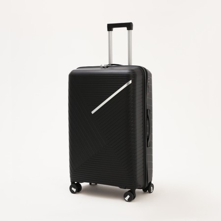 Big suitcase 28 ", lightning department, code castle, 4 wheels, black color