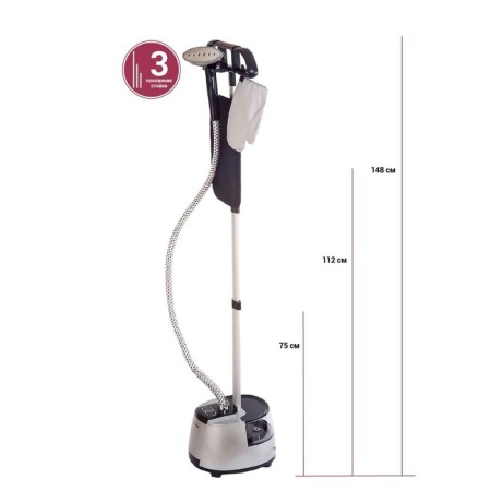 Pioneer SS202, 2000W steamer, 2.1 l, 8 modes, color blue-silver-2