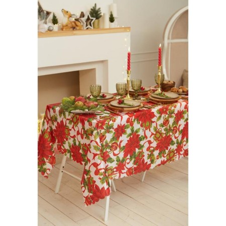 The tablecloth of the New Year's share "Fairytale" 145*180 +/- 2 cm, 100% p/e-1