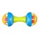 The rattle "Bright dumbbell", with elastic elements