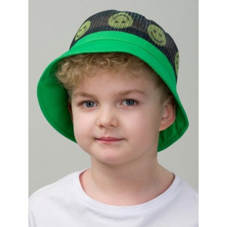 Panama for boys, size 48-50, green color