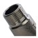 STOUT SFT-0012-0038, 3/8 ", external/internal thread, nickelled brass