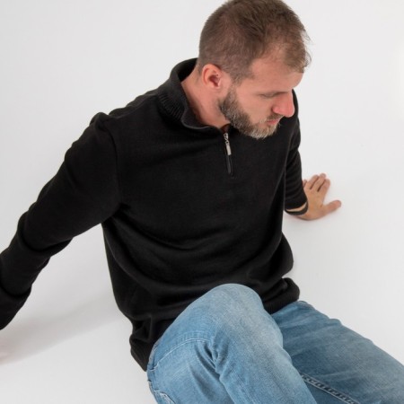 Cardigan male SL, 50, black-3