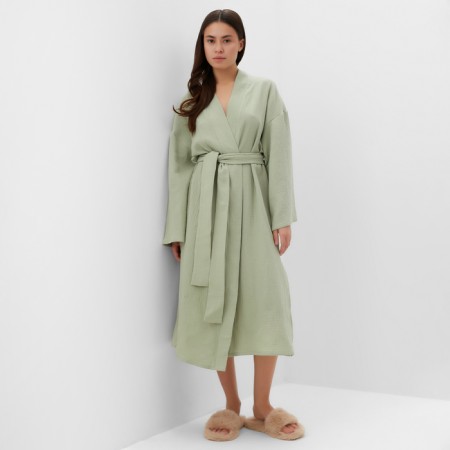 Women's robe KAFTAN BASIC R.48-50, Green