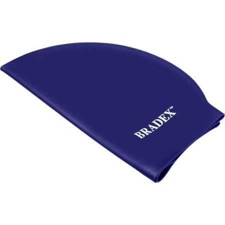 Bradex swimming cap, silicone, dark blue-2