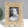 Photo frame Polystone 10x15 cm "Lace leaves" gold 19x25.5 cm