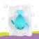 Clothing toy for the bath "Whale", the color is blue/blue