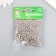 A set of plastic beads "Astra", 3 mm, 25 g, gray