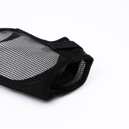 Muzzle mesh with double fixation, size l (length on the nose 6 cm, muzzle girth 25 cm), black-2