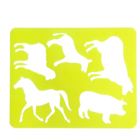 Drawing stencil "Pets", euro suspension
